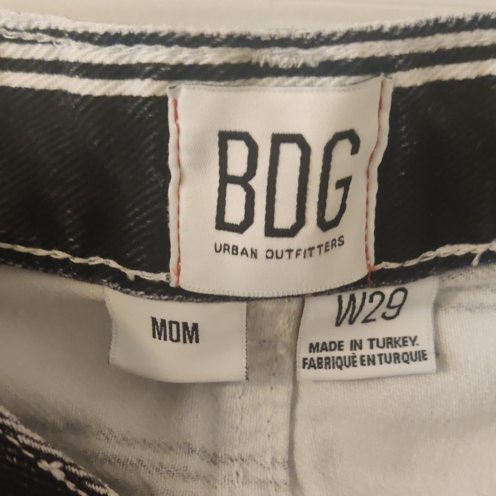 BDG Urban Outfitters Black and White Striped Jeans - Picture 2 of 3